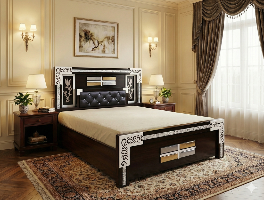 Premium Wooden Counter Bed CB