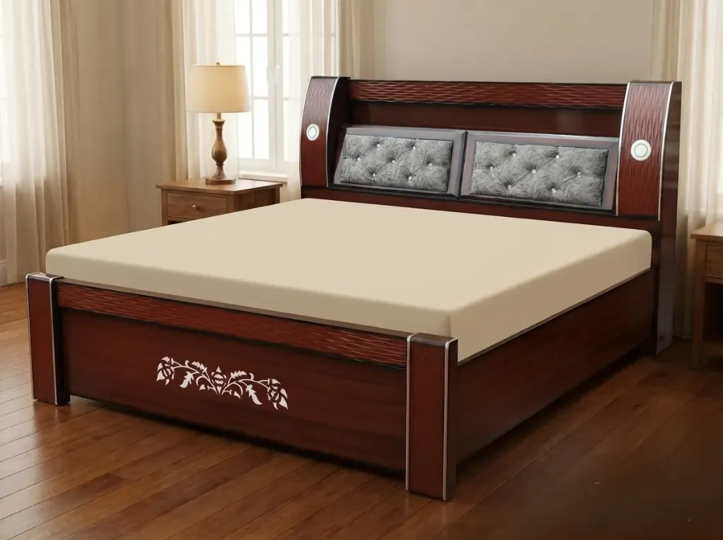 Regal Tufted Headboard Bed Counter Bed CB