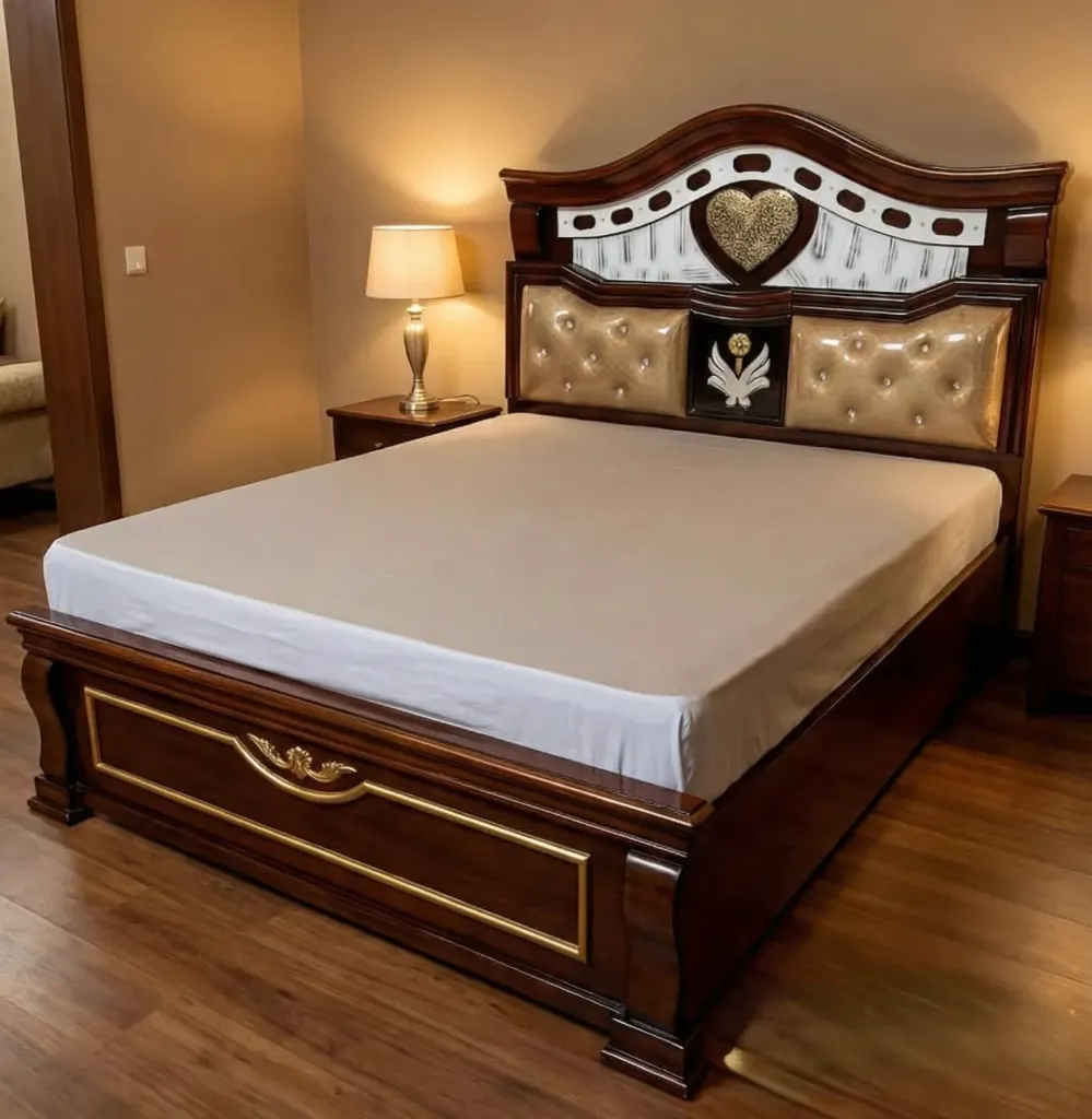 Leatherette Finish Counter Bed CB