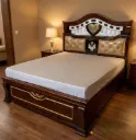 Carved Mahogany Counter Bed (CB)