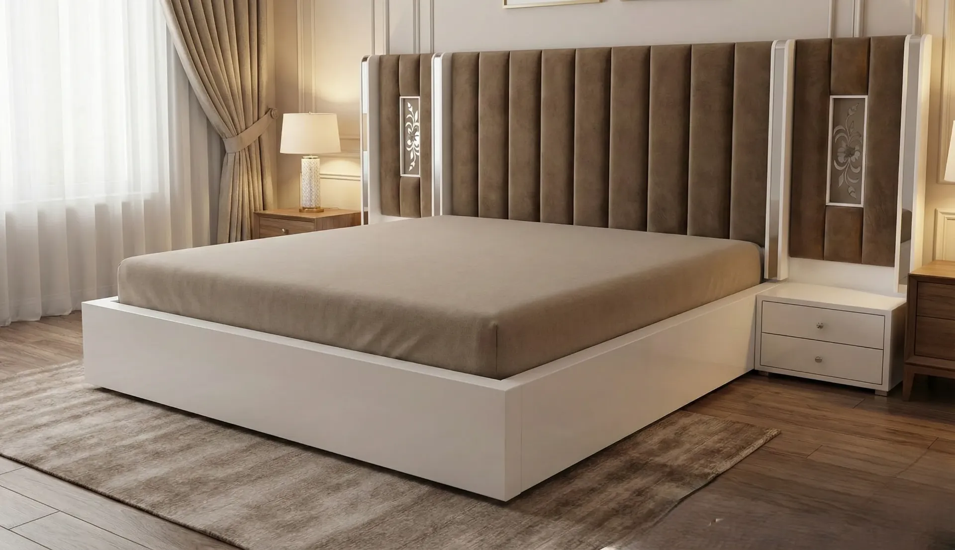 Foam  Padded Maharaja Comfort Bed CB