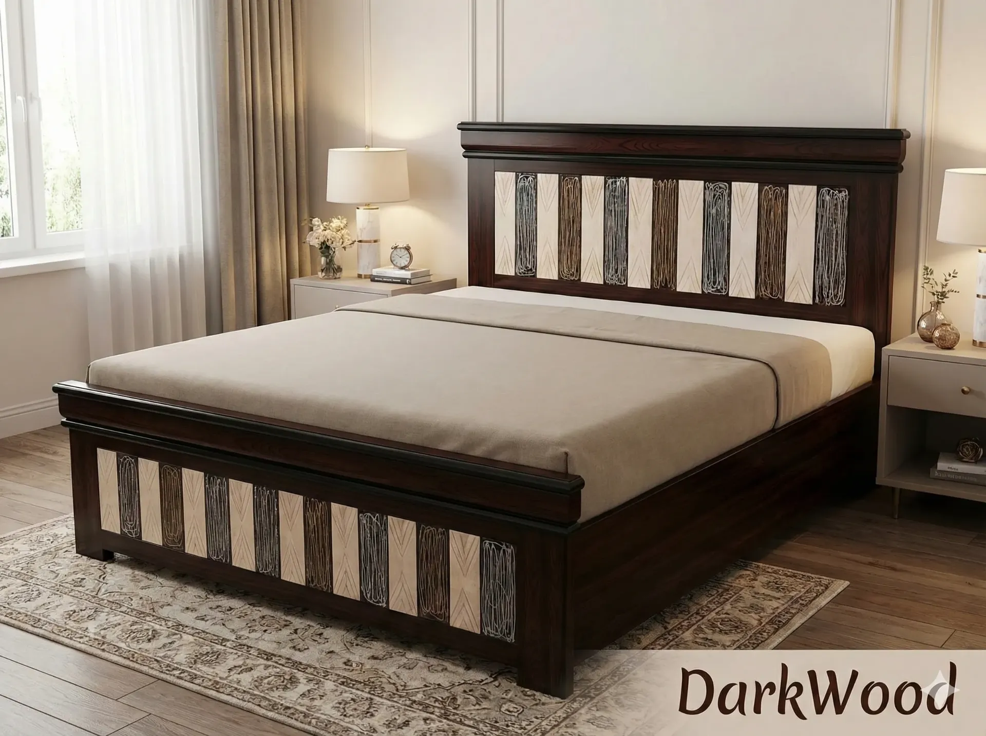 Dual Tone Designer Bed PB