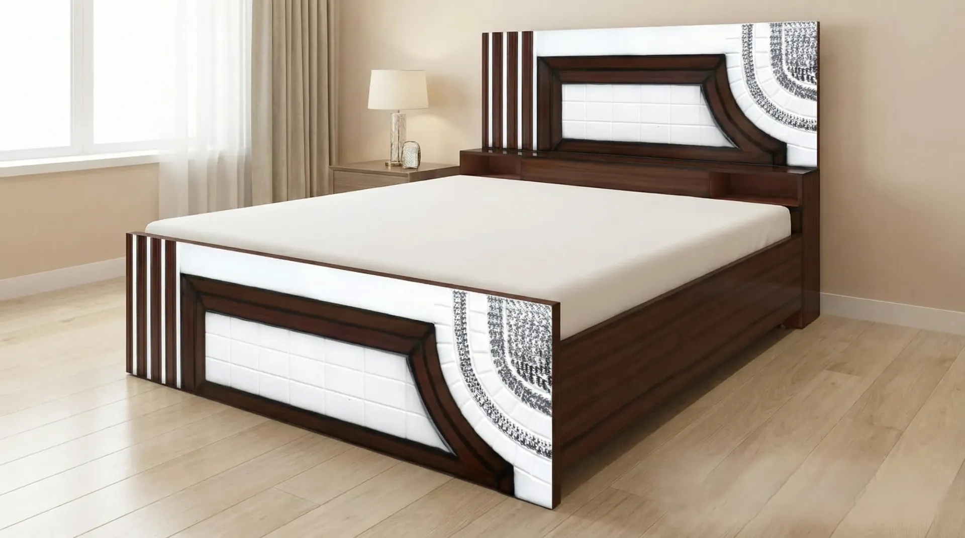 Floral Embroidered Bed PB
